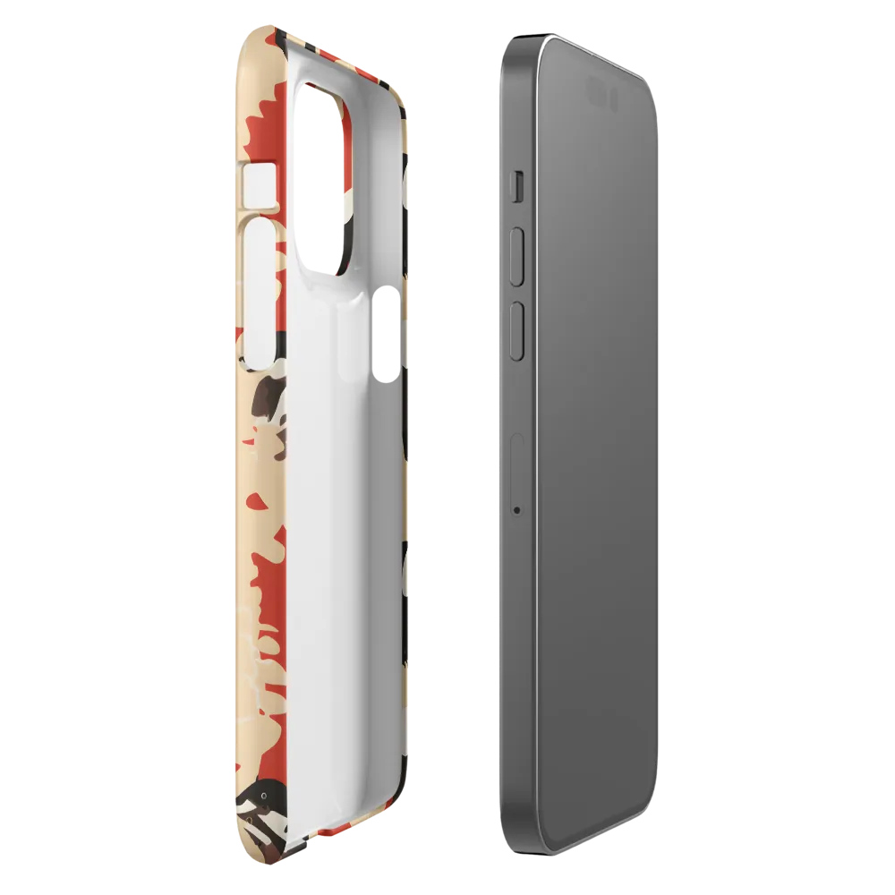 Wildlife Pattern: The Badger Tale | Phone Case |  14 Pro Max | Snap Case | Matte