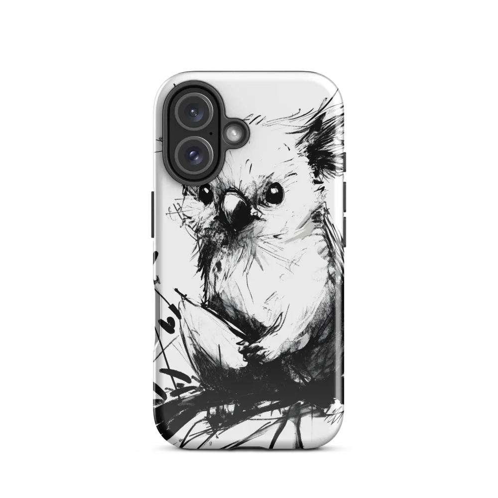 Whimsical Koala in Ink