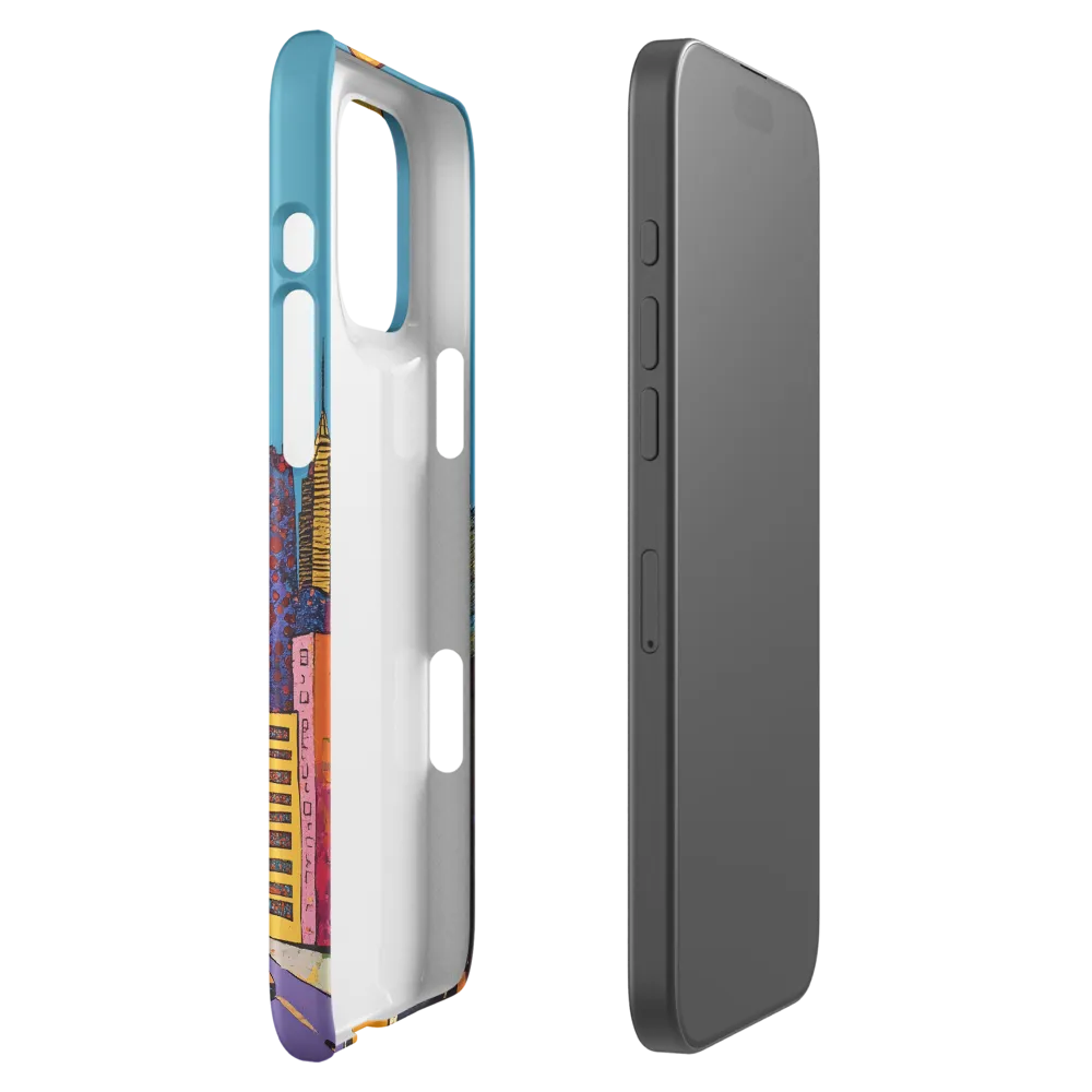 Urban Vibrance: A Pop Art Cityscape | Phone Case |  16 Pro Max | Snap Case | Matte