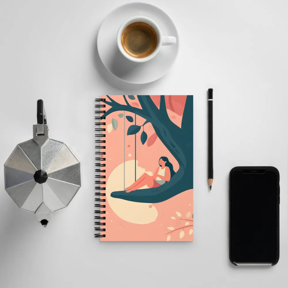 Harmony in Solitude | Spiral Notebook