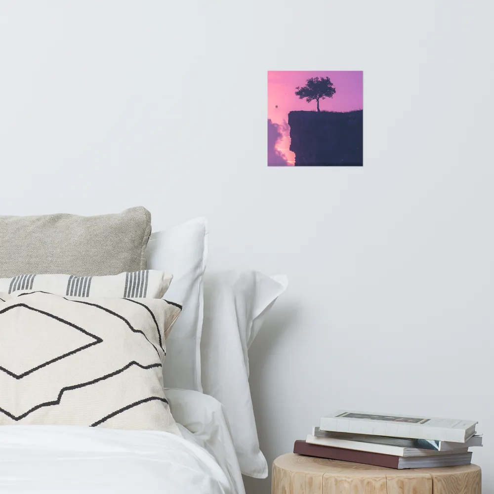 Solitude on the Edge | Poster | 10″×10″