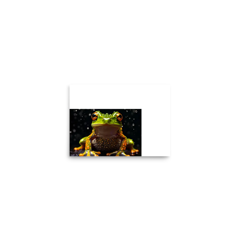 Emerald Elegance: The Frog in Focus