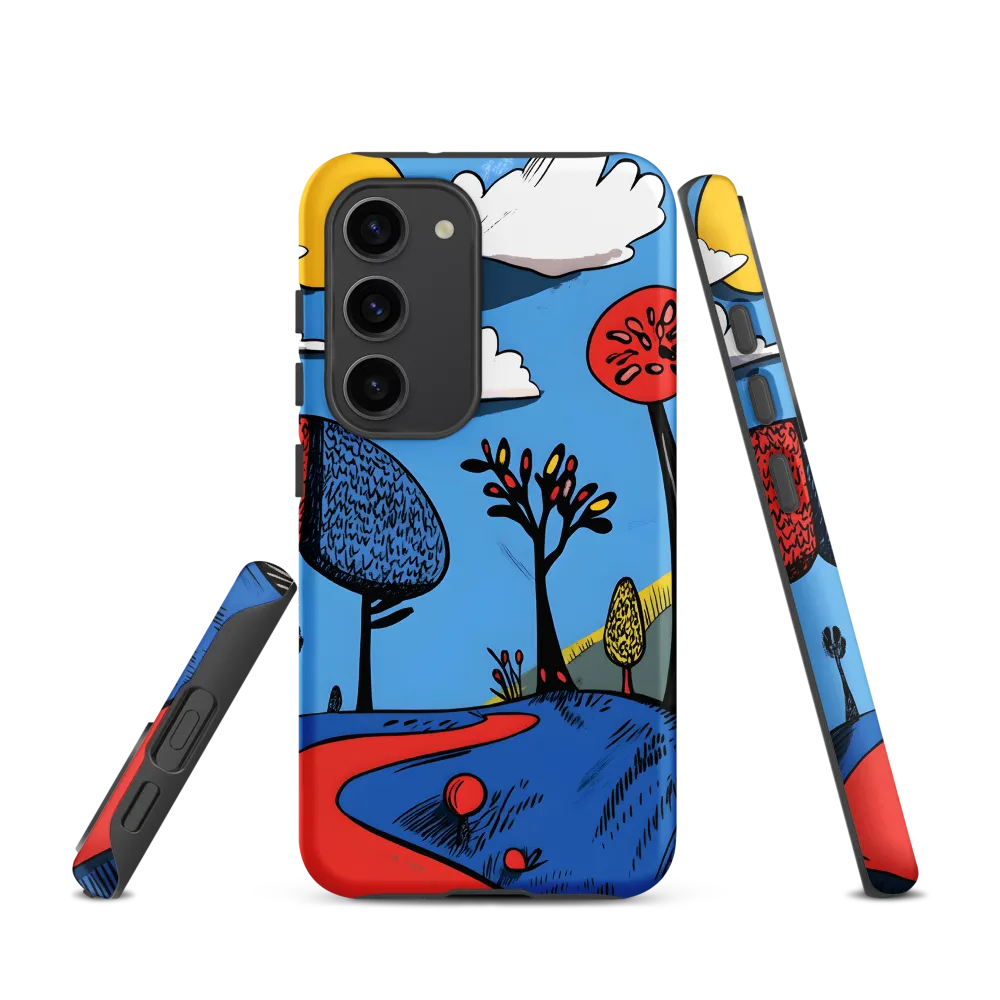 A Playful Journey Through Whimsical Woods | Phone Case |  S23 | Tough Case | Matte