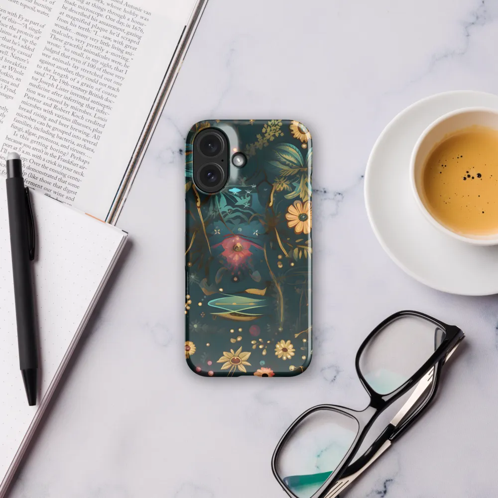 Whimsy in Flora: An Art Nouveau Journey | Phone Case