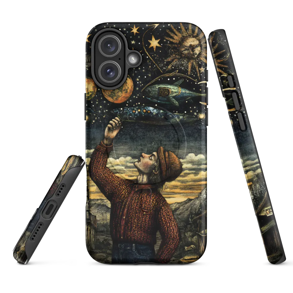 Cosmic Curiosity: A Journey Beyond Earth | Phone Case |  16 Plus | MagSafe® Tough Case | Matte