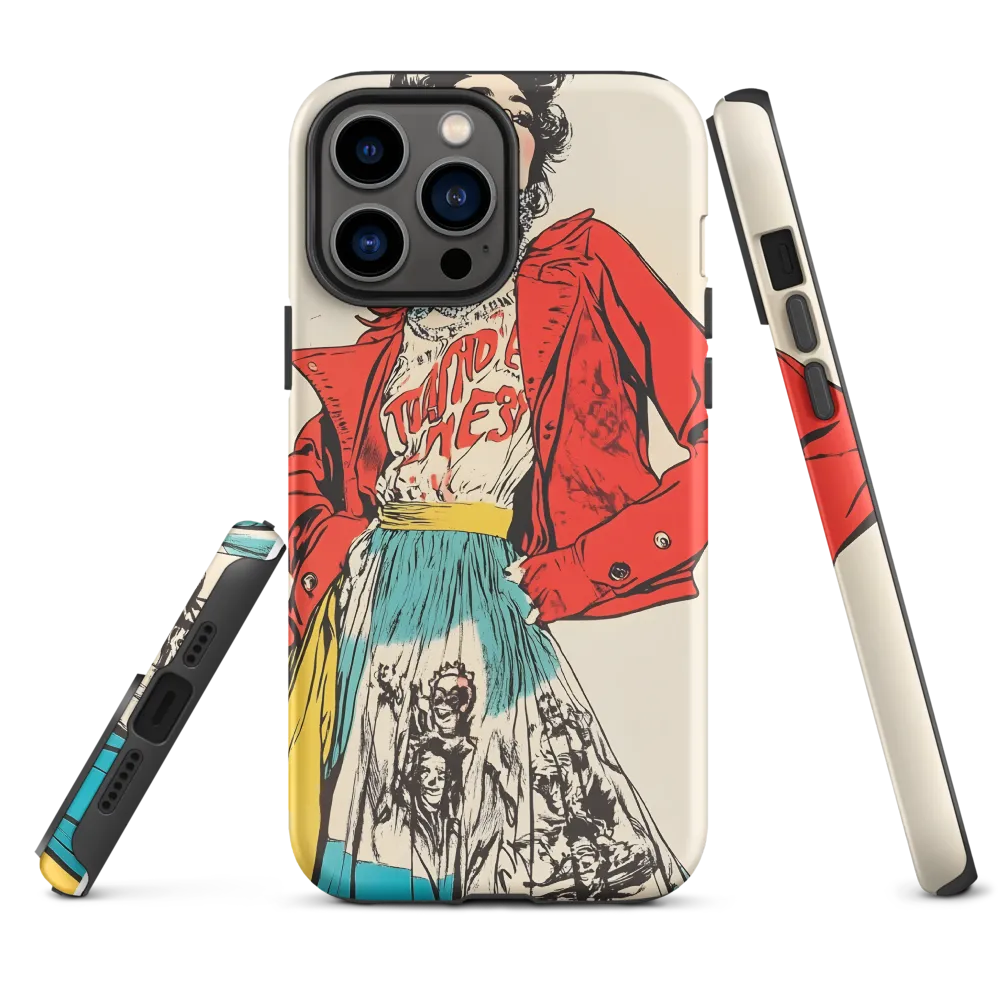 Vibrant Elegance: A Pop Art Fashion Statement