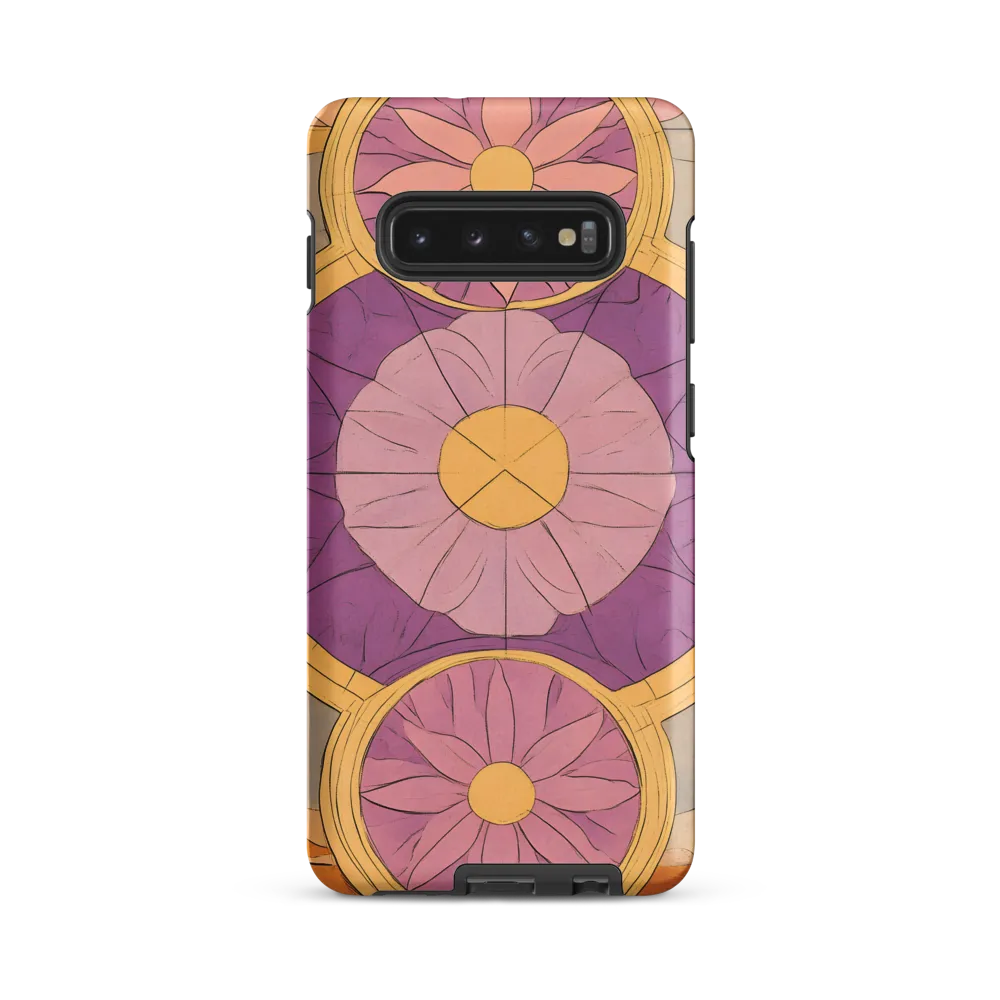 Serenity in Floral Geometry | Phone Case |  S10 Plus | Tough Case | Matte