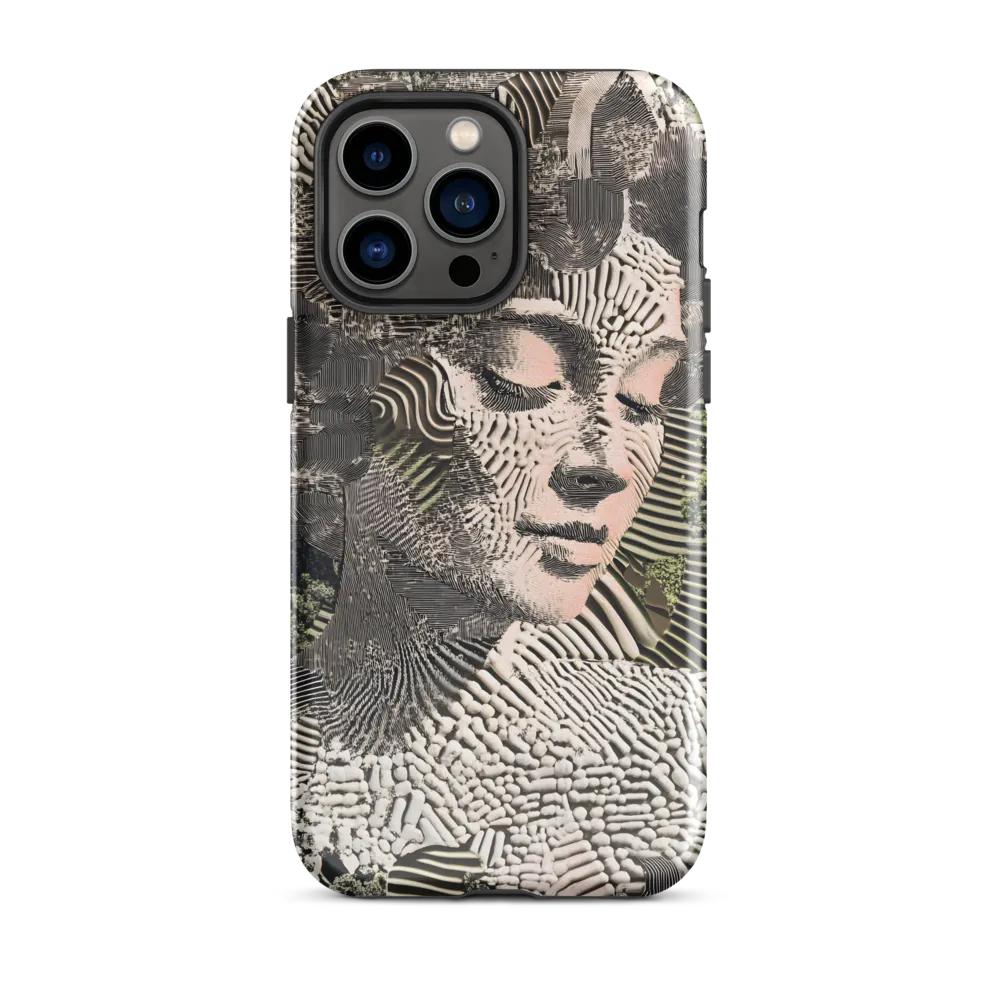 Ethereal Blend of Nature and Humanity | Phone Case |  14 Pro Max | Tough Case | Glossy