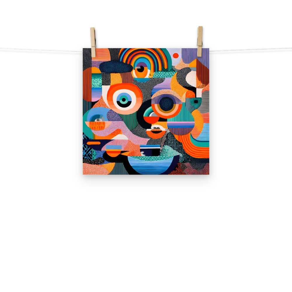 Chromatic Circles 
 Poster | 12″x 12″