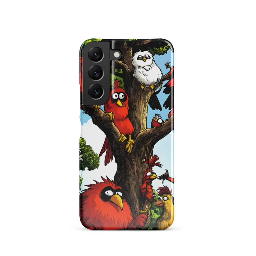Whimsical Avian Gathering