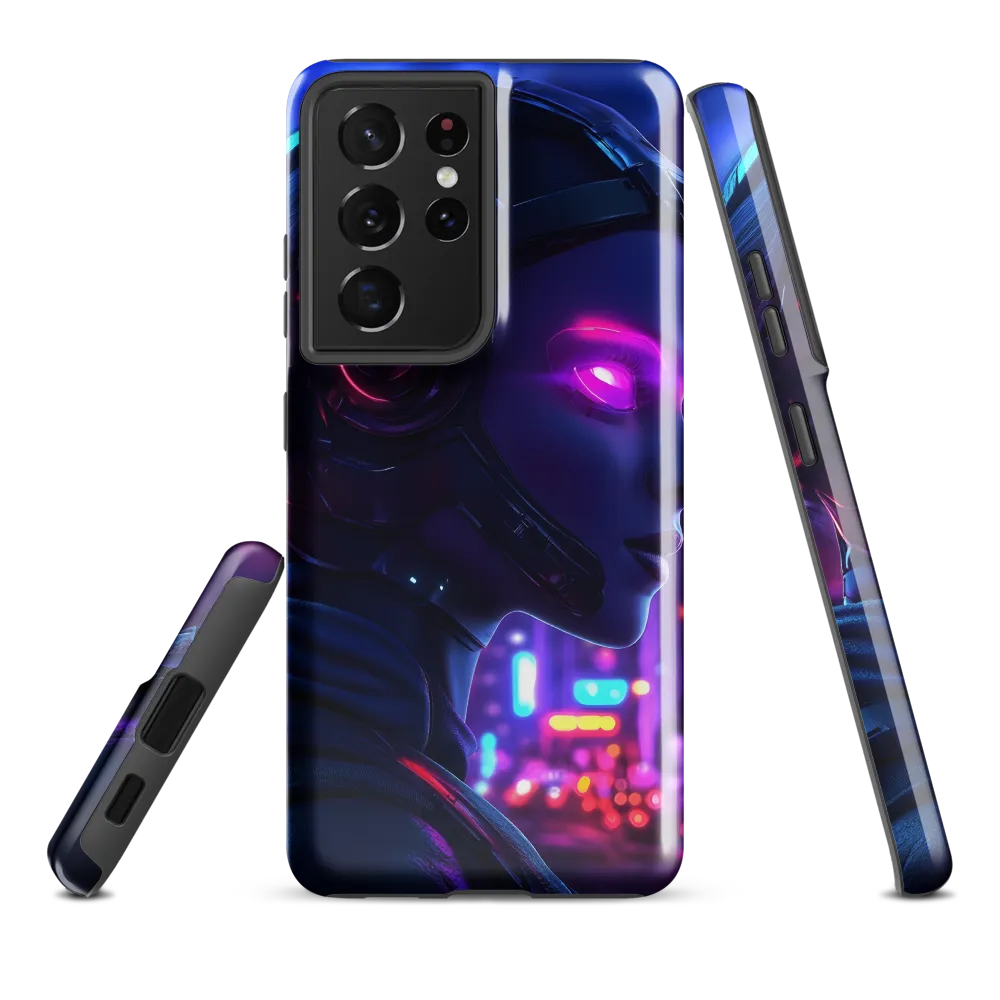 Neon Dreams: A Cyborg's Mystique