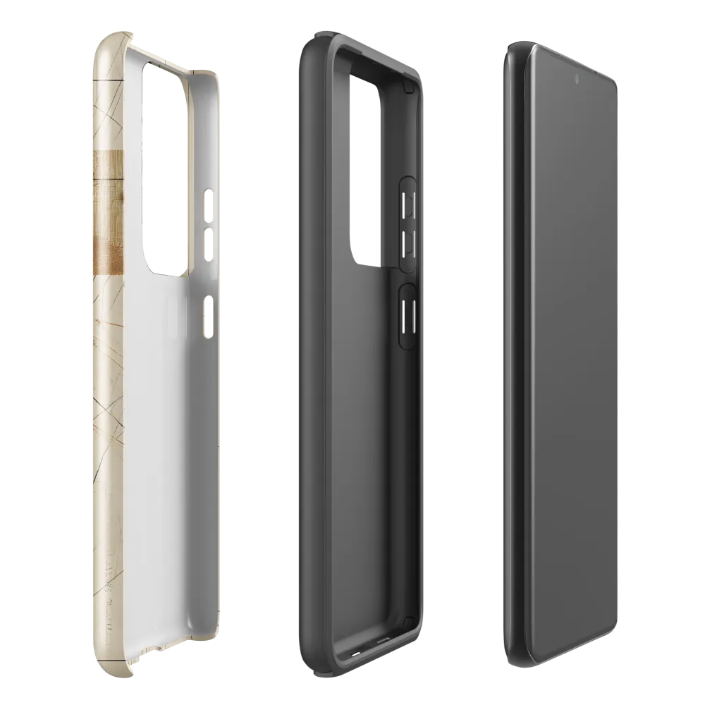 Elegance in Lines | Phone Case |  S21 Ultra | Tough Case | Glossy