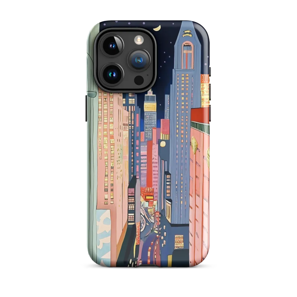 Urban Dreamscape: A Pop Art Night | Phone Case |  15 Pro Max | Tough Case | Glossy