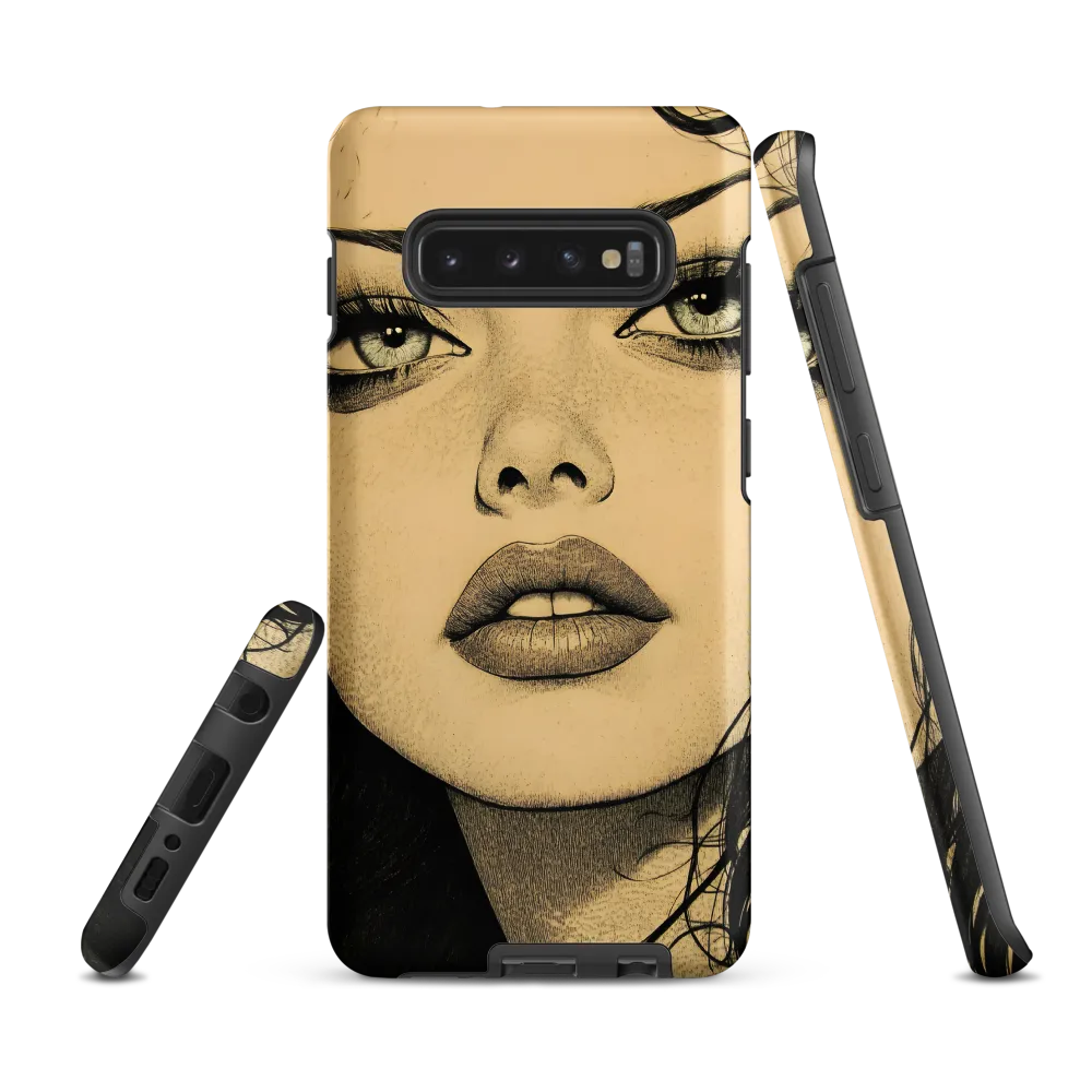 Enigmatic Gaze | Phone Case |  S10 Plus | Tough Case | Matte