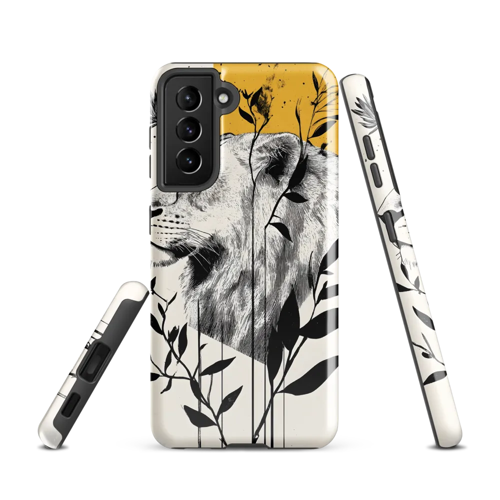 Regal Serenity: The Lion and Flora
