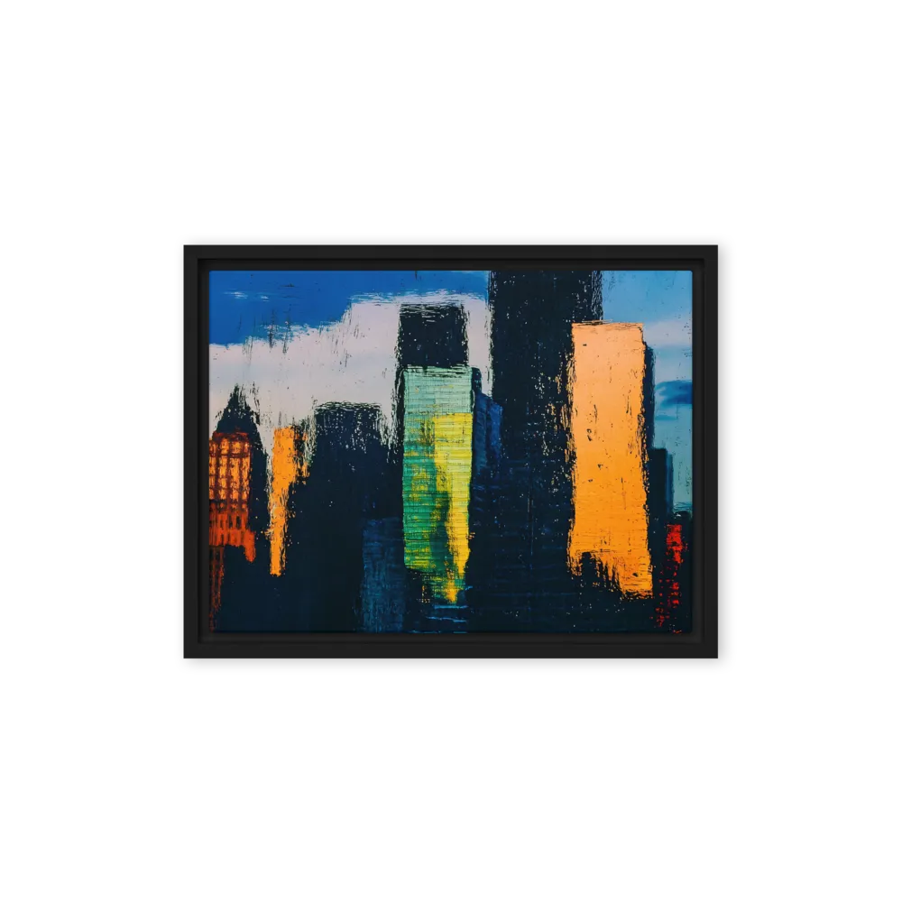 Reflections of Tranquility | Canvas with Black Frame | 12″×16″