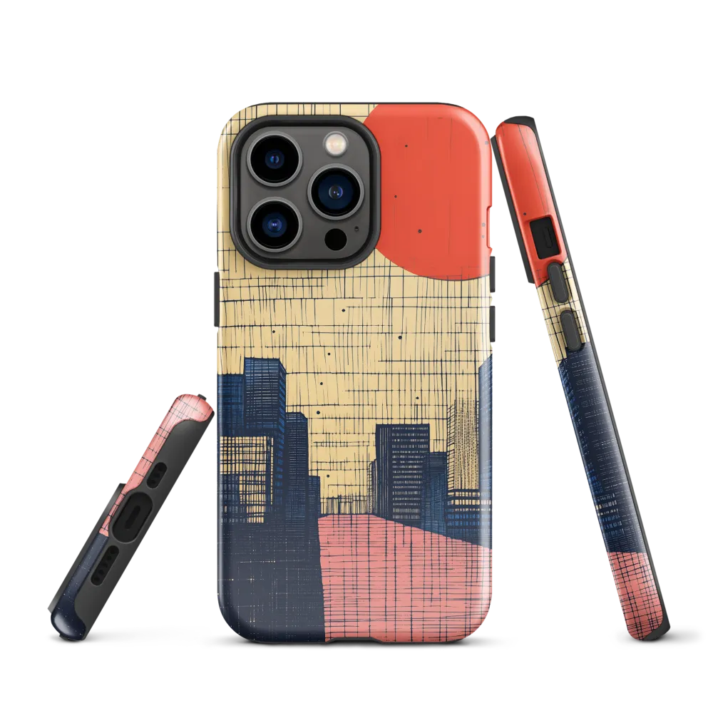 Urban Echoes: A Minimalist Cityscape