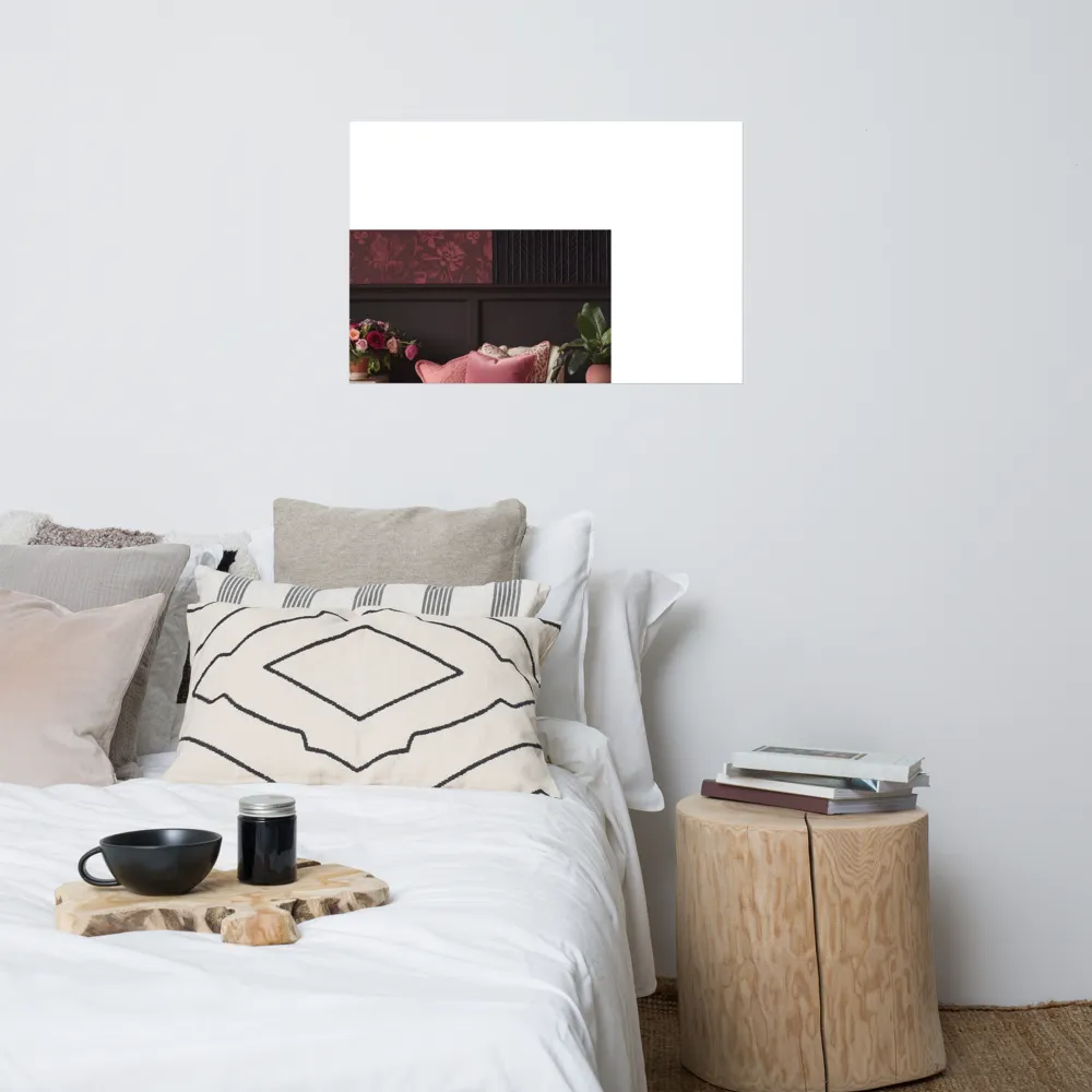 Elegance in Contrast: A Modern Interior Design | Poster | 24″×36″
