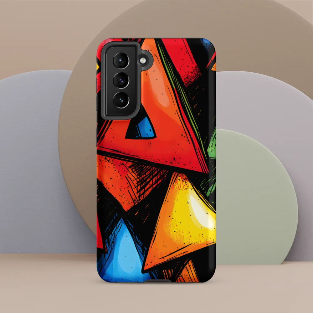 Vibrant Triangles in Abstract Harmony