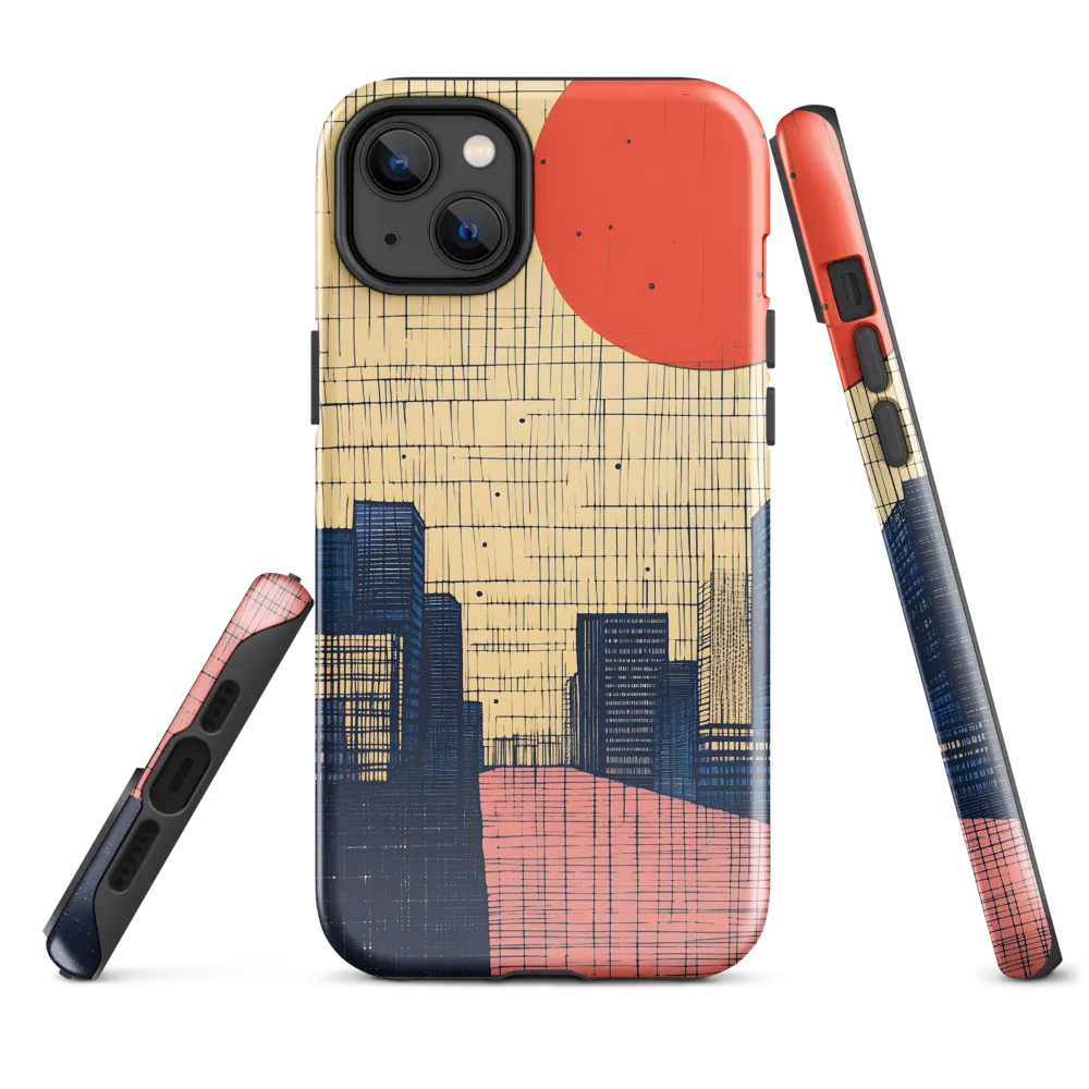 Urban Echoes: A Minimalist Cityscape
