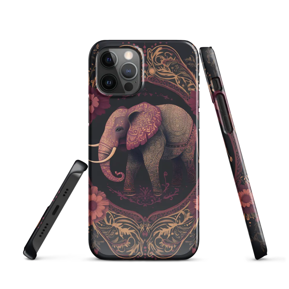 Regal Reverie: The Ornate Elephant | Phone Case |  12 Pro | Snap Case | Glossy