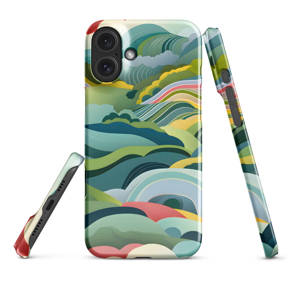 Waves of Serenity | Phone Case |  16 Plus | Snap Case | Glossy