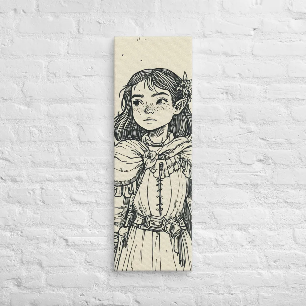 A Young Guardian of Nature | Canvas | 12″×36″