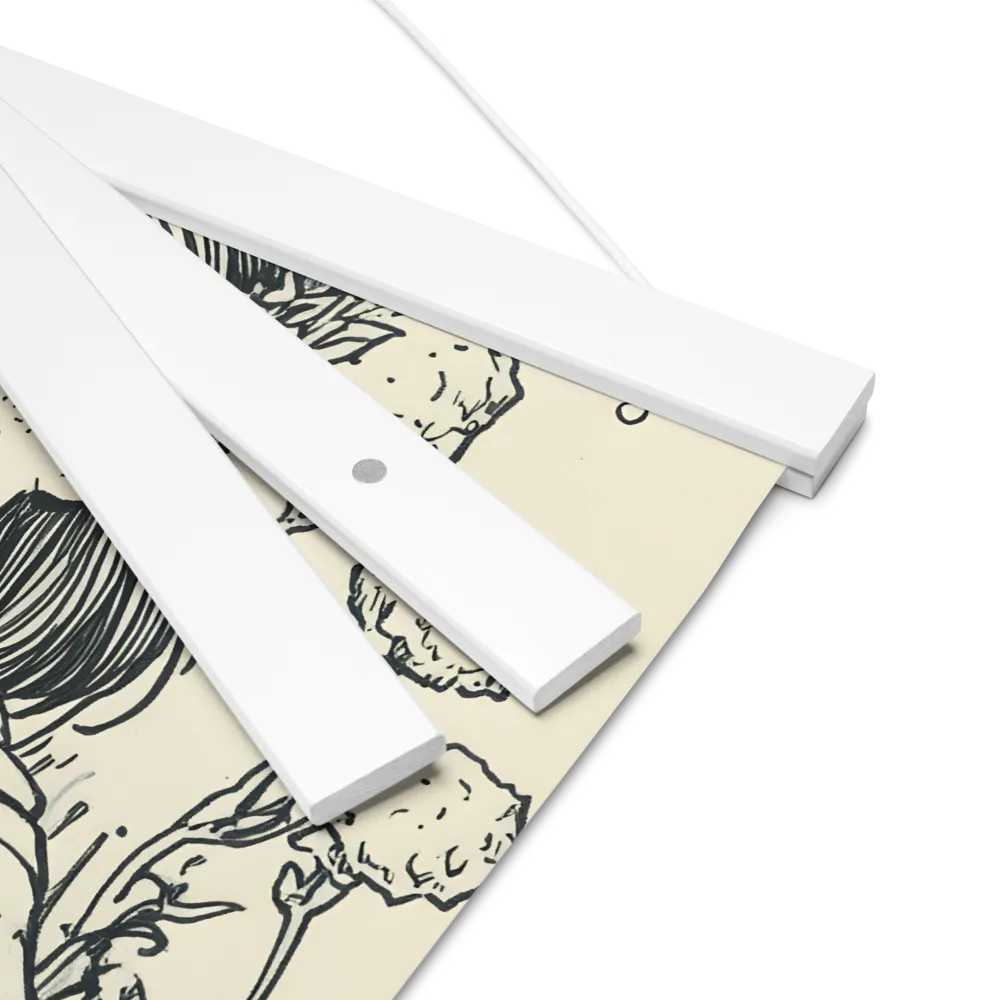 A Young Guardian of Nature | Poster With White Wood Hanger | 12″×12″