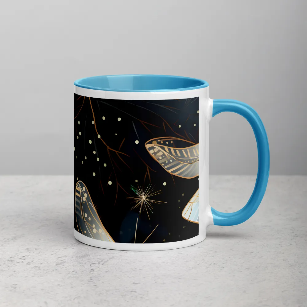 Ethereal Dance: Dragonflies in a Midnight Garden