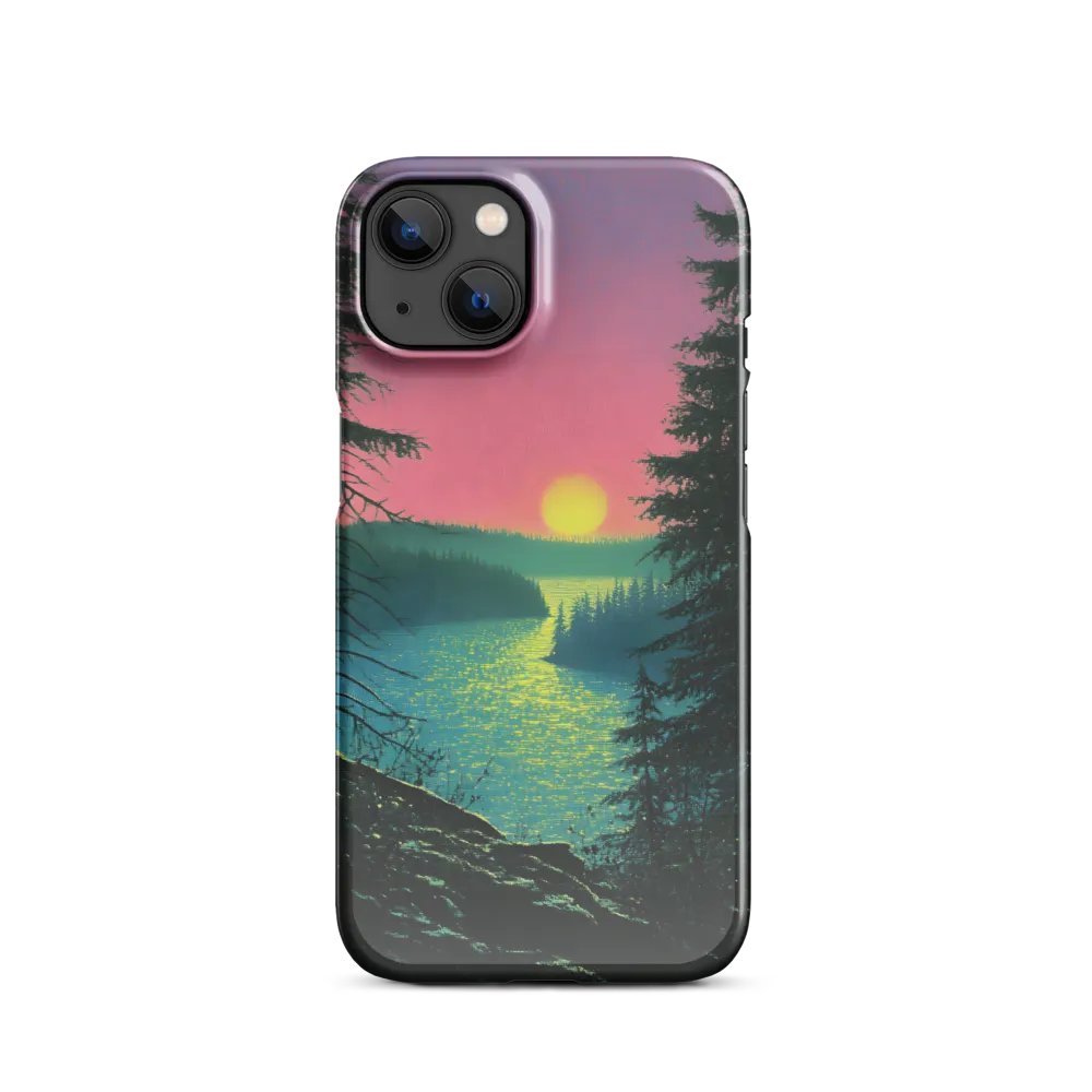 Serene Sunset by the Tranquil River