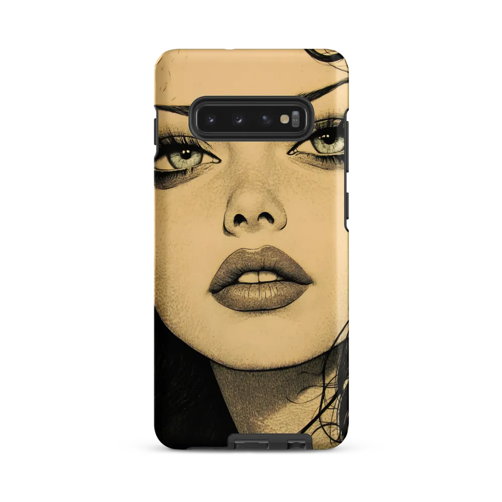 Enigmatic Gaze | Phone Case |  S10 Plus | Tough Case | Matte