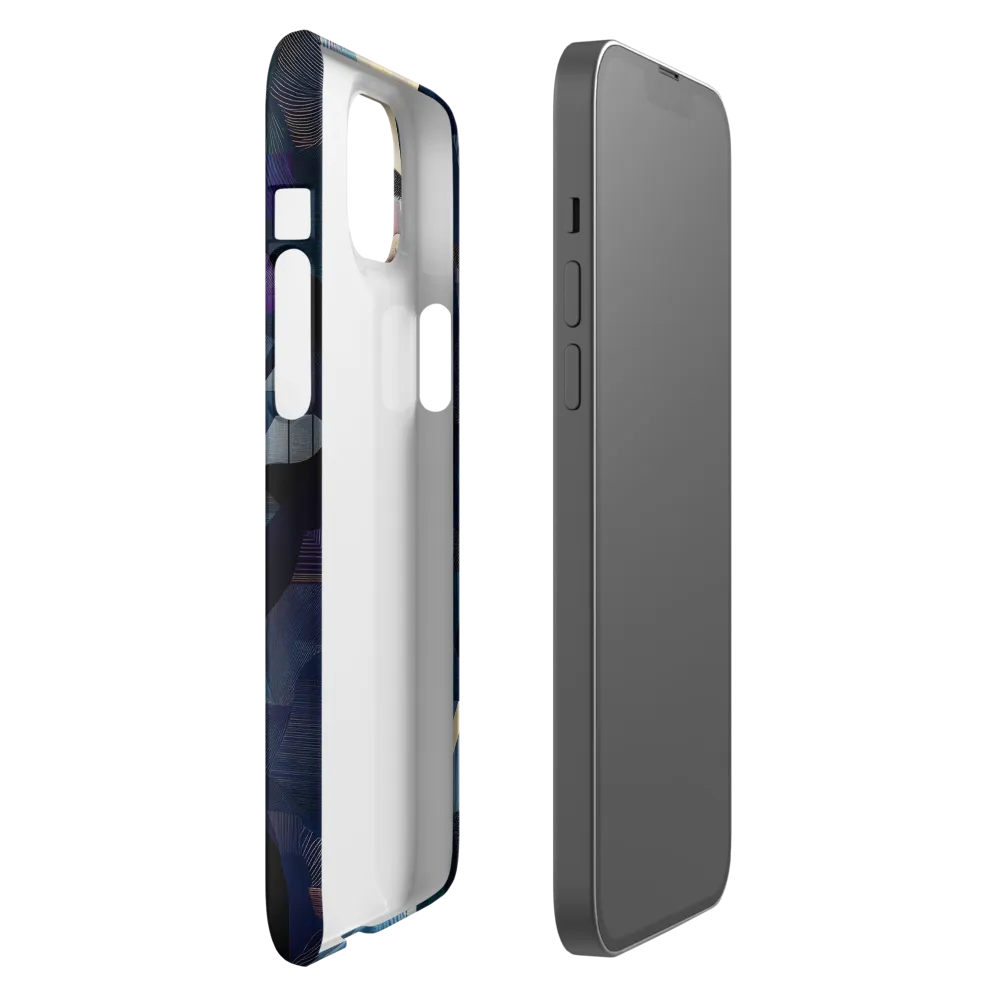 Fragmented Mystery: A Modern Portrait | Phone Case |  14 Plus | Snap Case | Matte
