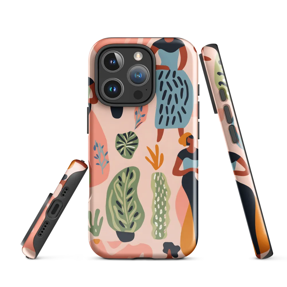 Harmony of Nature and Femininity | Phone Case |  16 Pro | Tough Case | Glossy