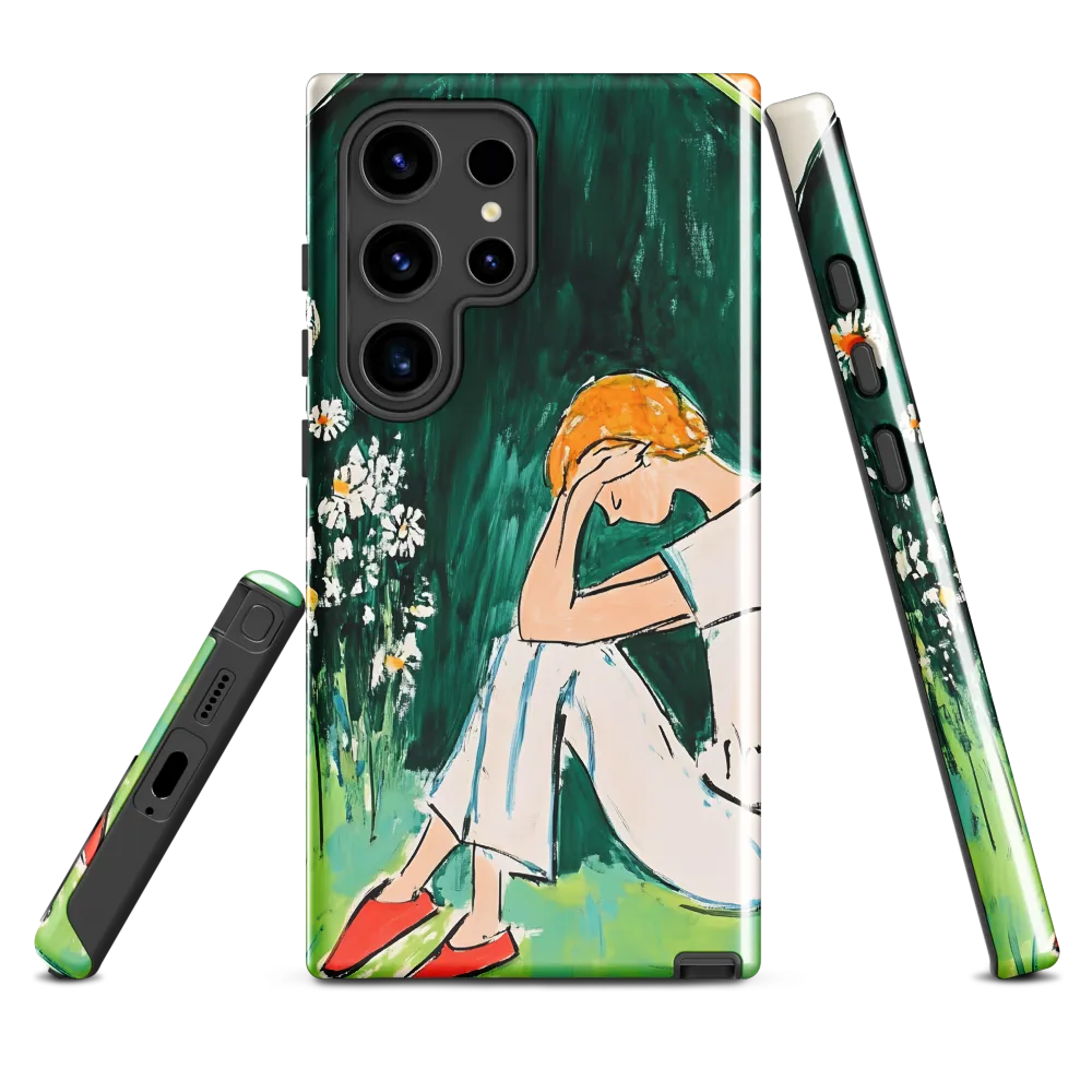 Silent Sorrow | Phone Case |  S24 Ultra | Tough Case | Glossy