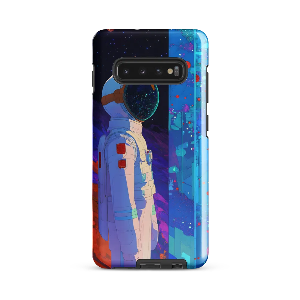 Cosmic Exploration: The Astronaut's Journey | Phone Case |  S10 Plus | Tough Case | Glossy