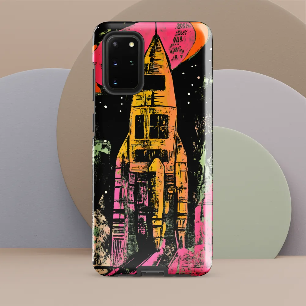 Cosmic Voyage: A Surreal Rocket Adventure