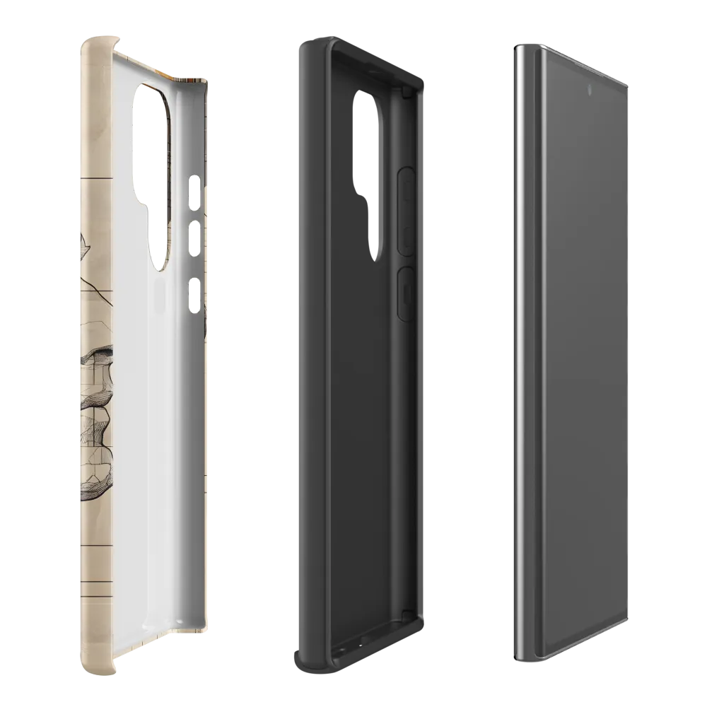 Geometric Reverie | Phone Case |  S22 Ultra | Tough Case | Matte