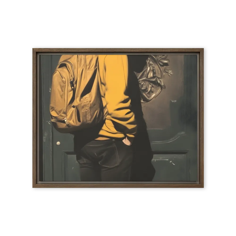 Silent Reflection | Canvas with Brown Frame | 16″×20″