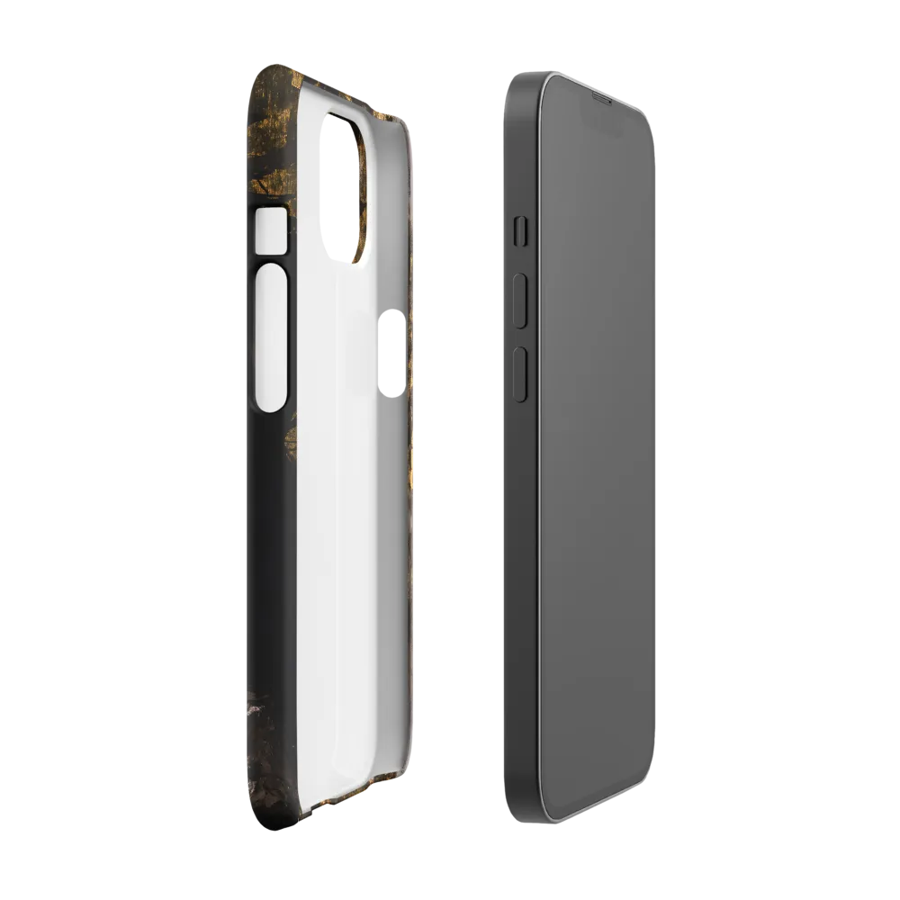 Golden Elegance: A Modern Profile Portrait