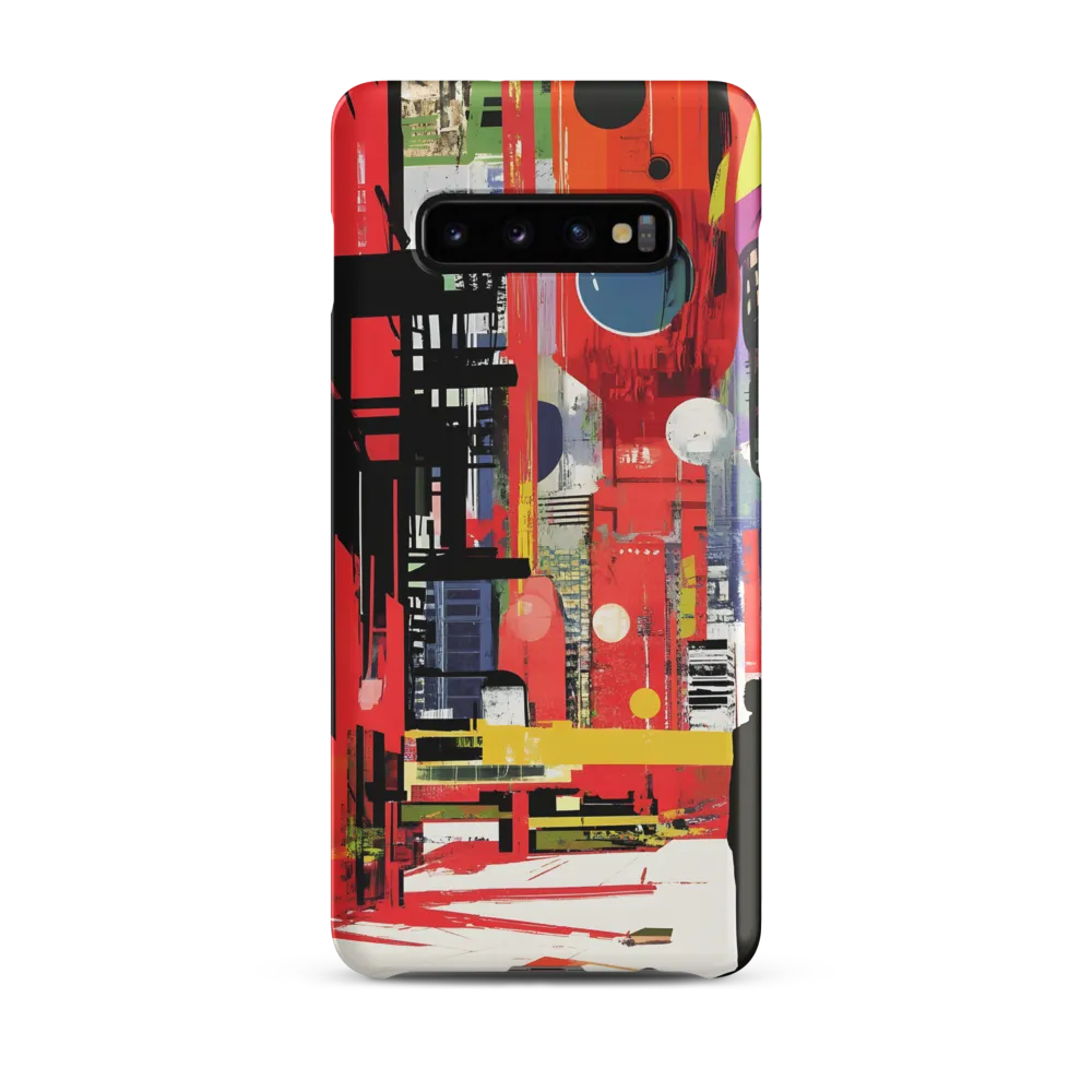 Urban Echoes: A Futuristic Reverie | Phone Case |  S10 Plus | Snap Case | Matte