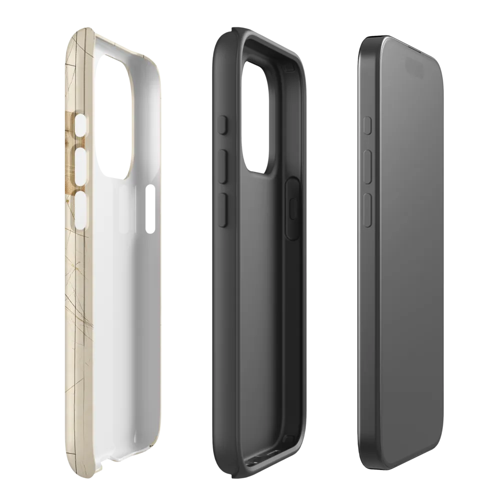 Elegance in Lines | Phone Case |  15 Pro | Tough Case | Matte