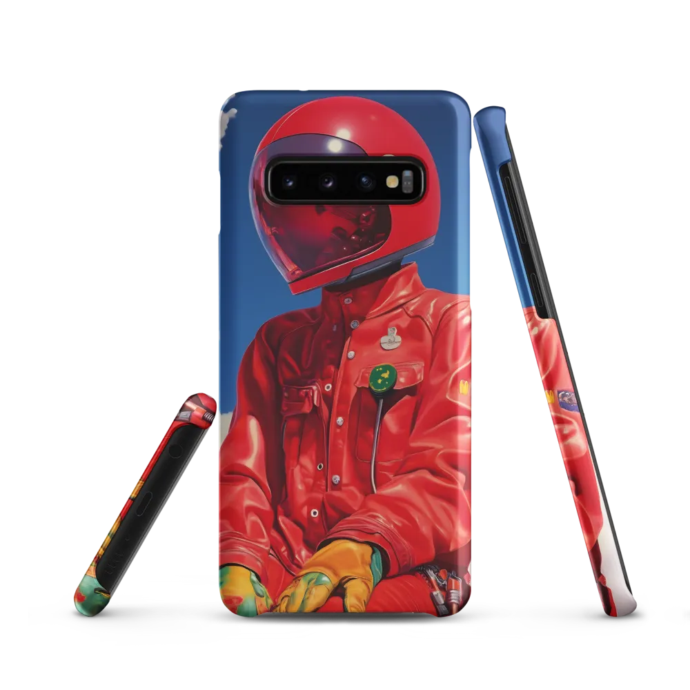 Astronaut in Crimson