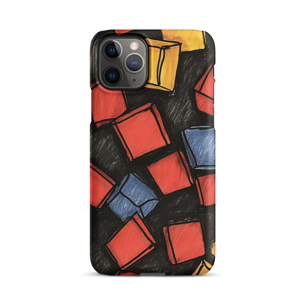 Vibrant Geometry in Motion | Phone Case |  11 Pro | Snap Case | Matte