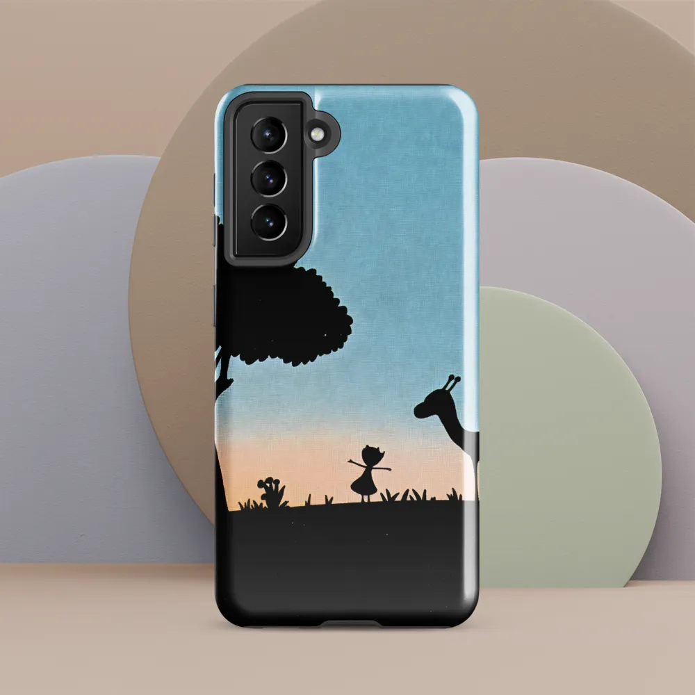 Curiosity in the Silhouette | Phone Case |  S21 | Tough Case | Glossy