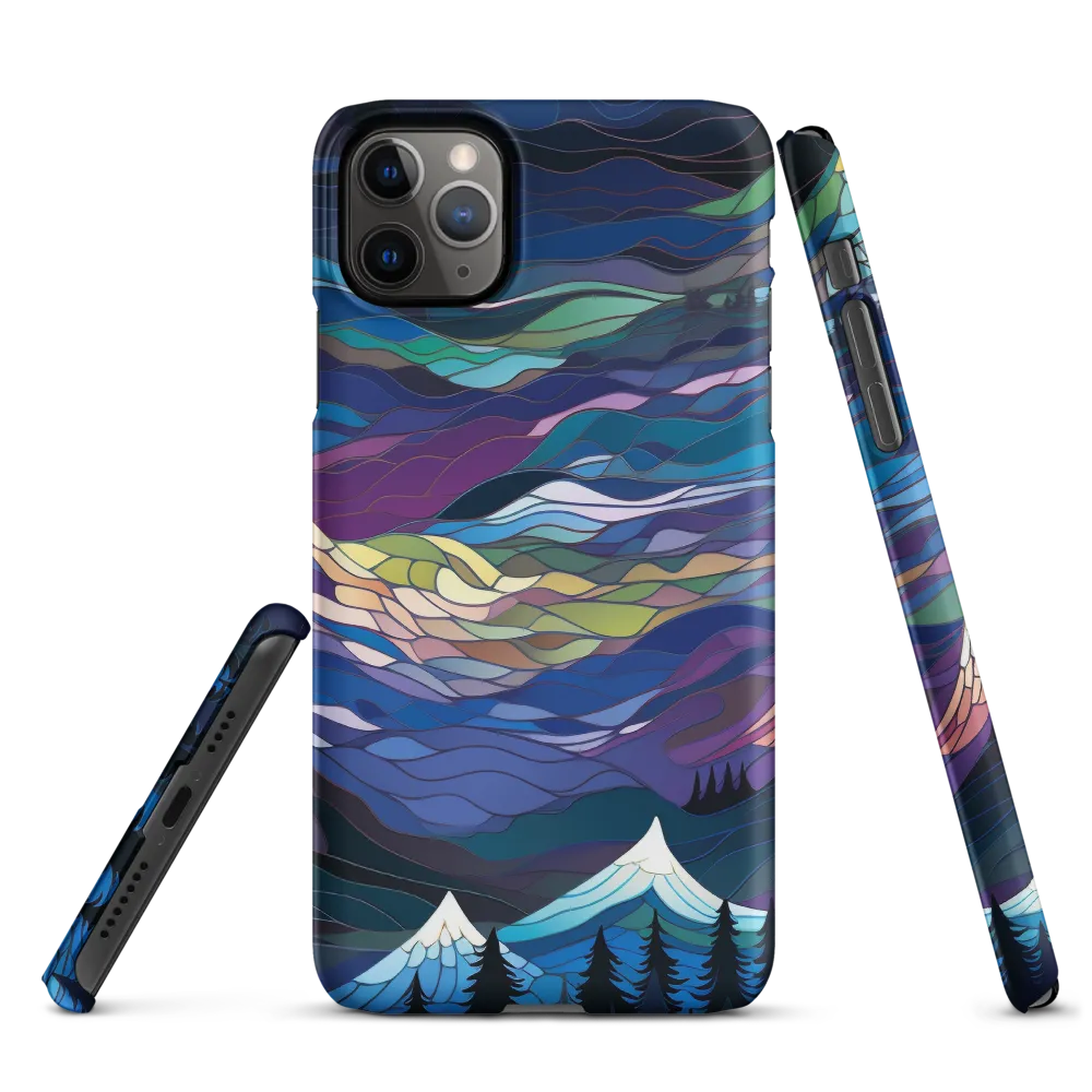 Twilight Peaks: An Abstract Mountain Landscape