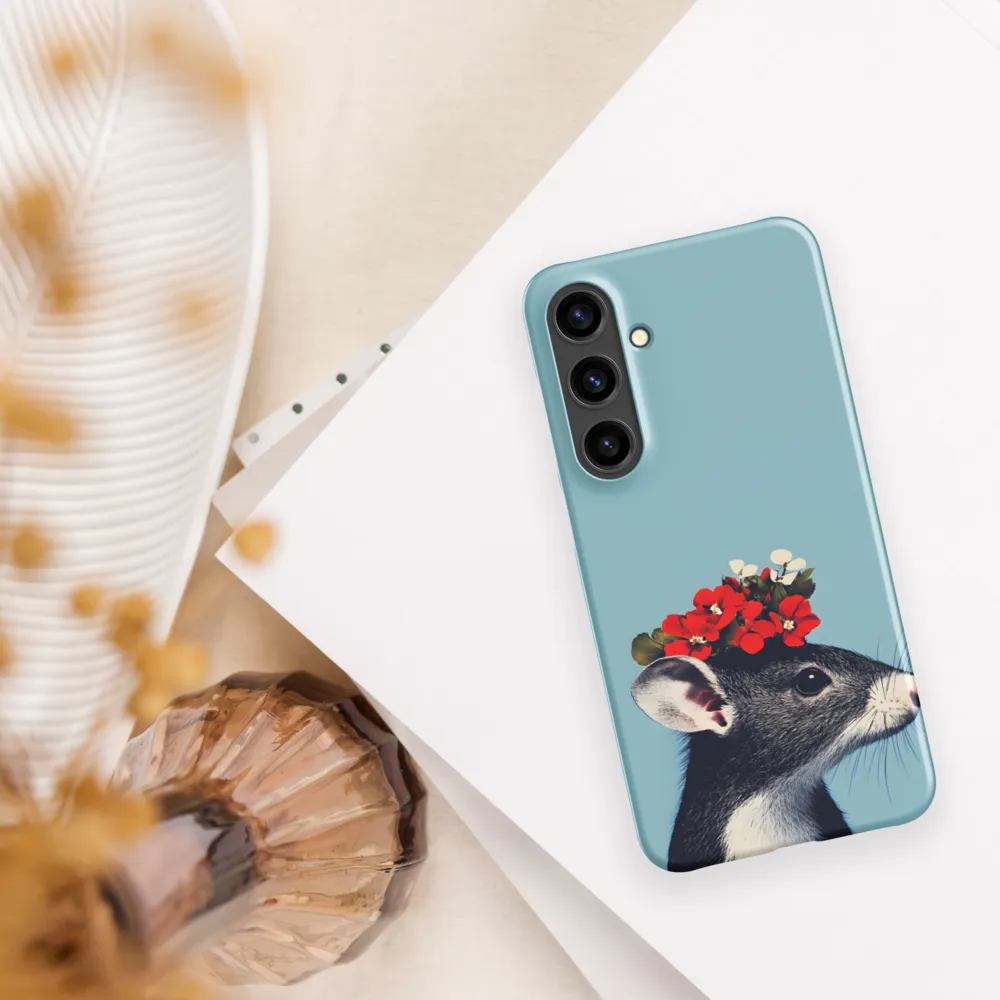 Whimsical Flora: A Mouse's Floral Crown