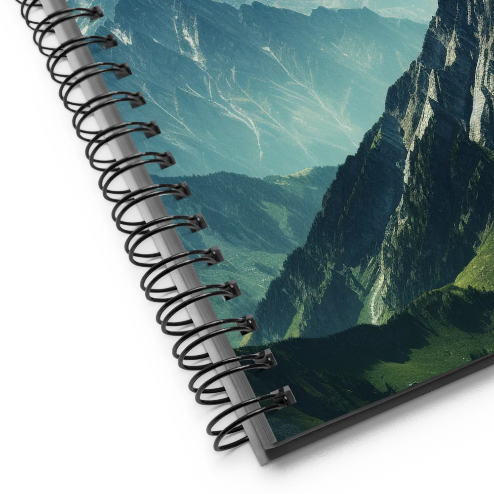 Majestic Mountain Range | Spiral Notebook