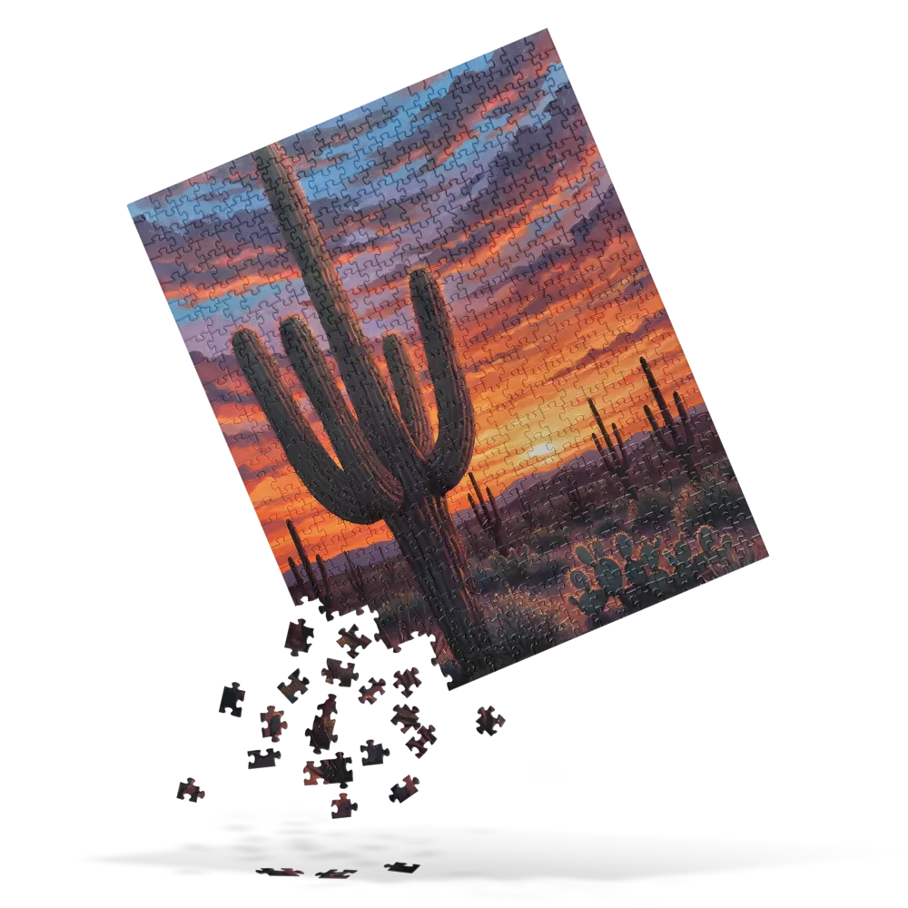 Saguaro Sunset 
 Jigsaw Puzzle