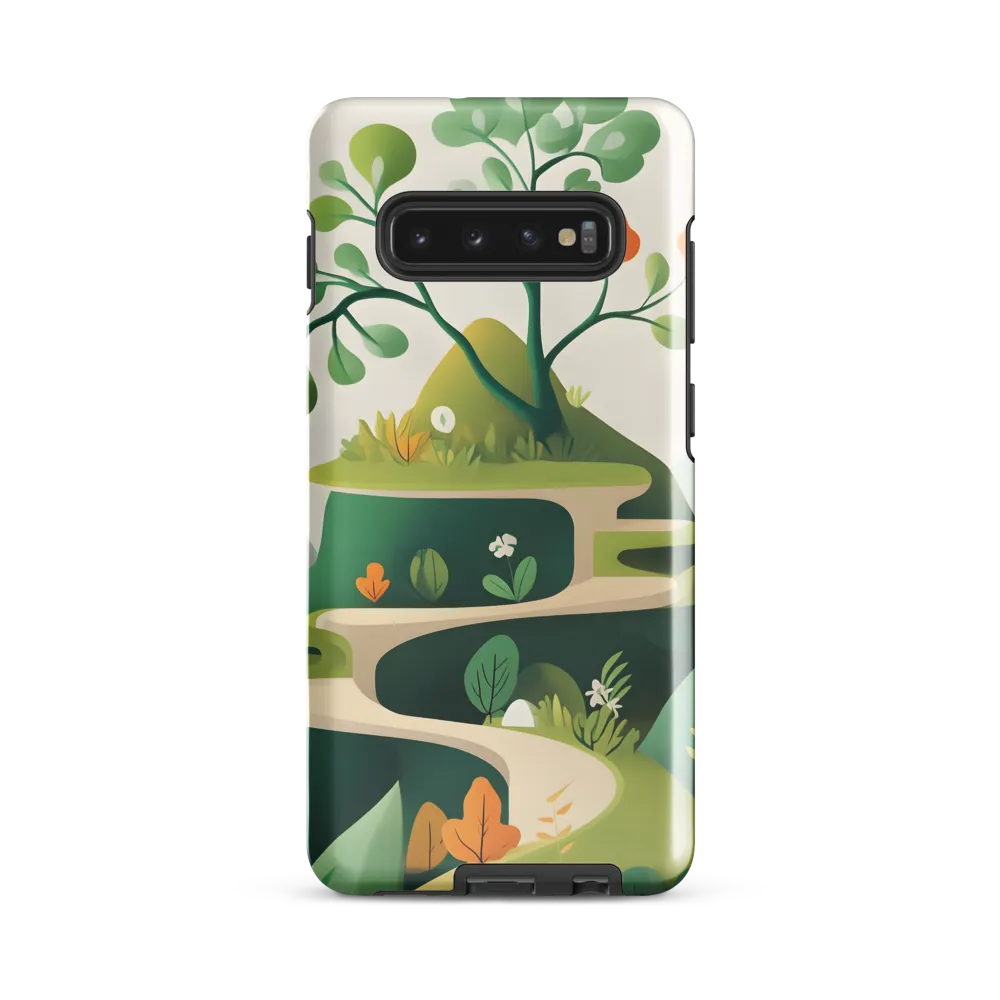 Whimsical Greenery | Phone Case |  S10 Plus | Tough Case | Glossy