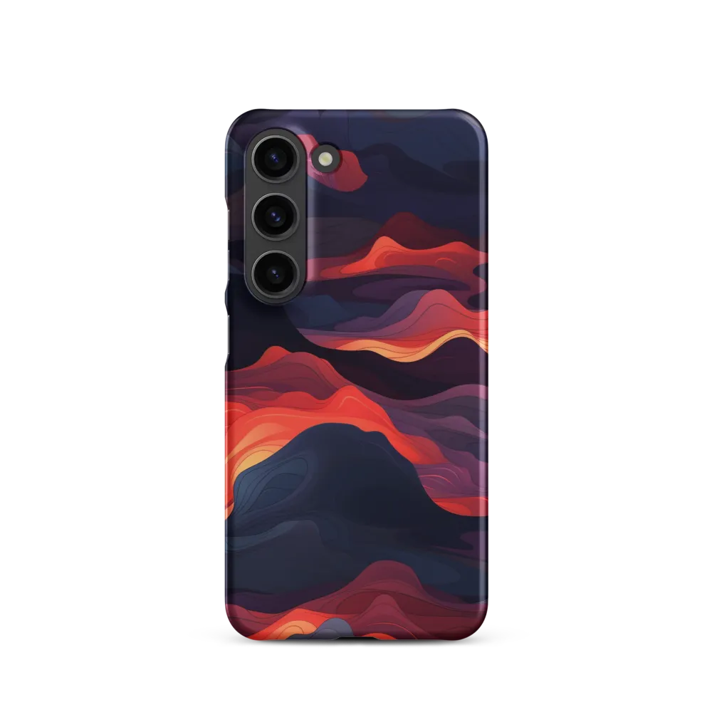 Ethereal Waves of Color | Phone Case |  S23 | Snap Case | Matte